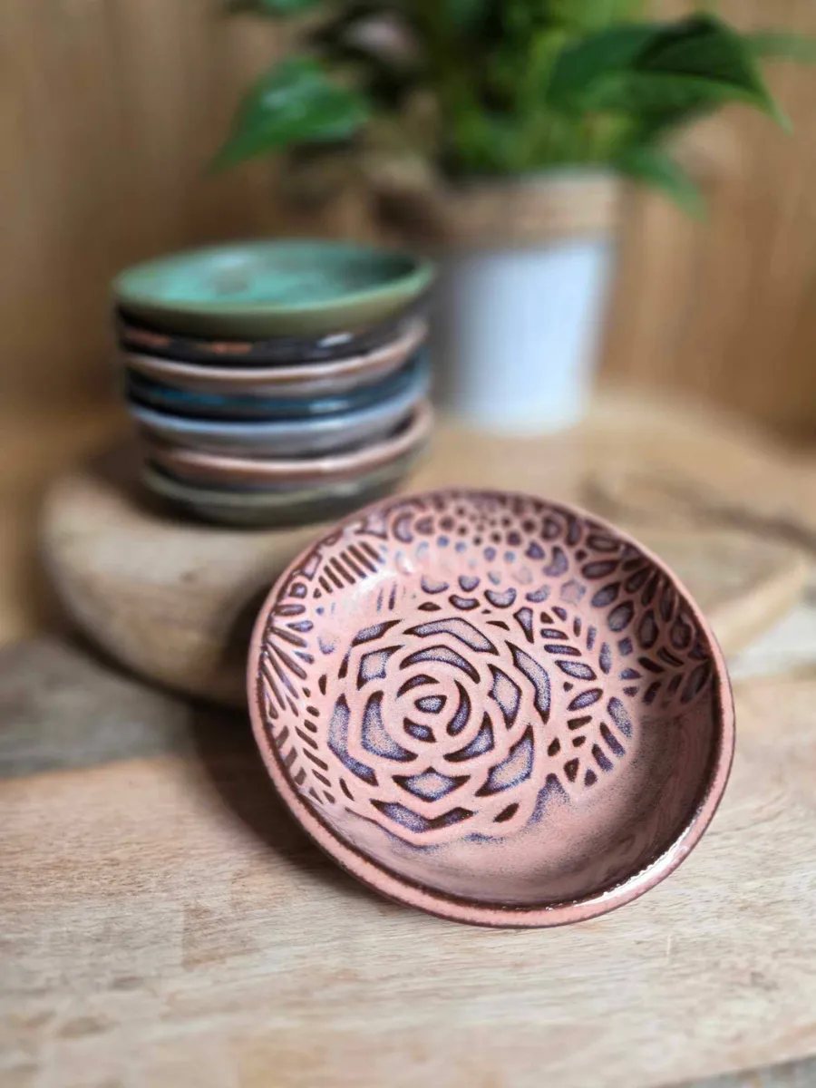 MISECZKA CERAMICZNA KWIATY