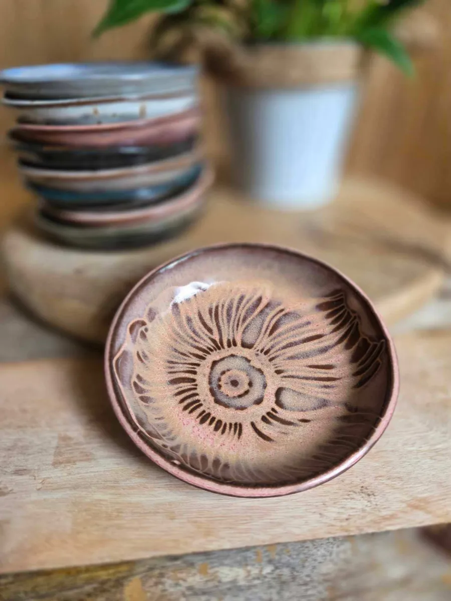 MISECZKA CERAMICZNA KWIAT