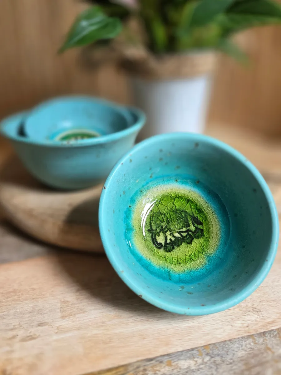 MISKA CERAMICZNA TURKUS SŁOŃ